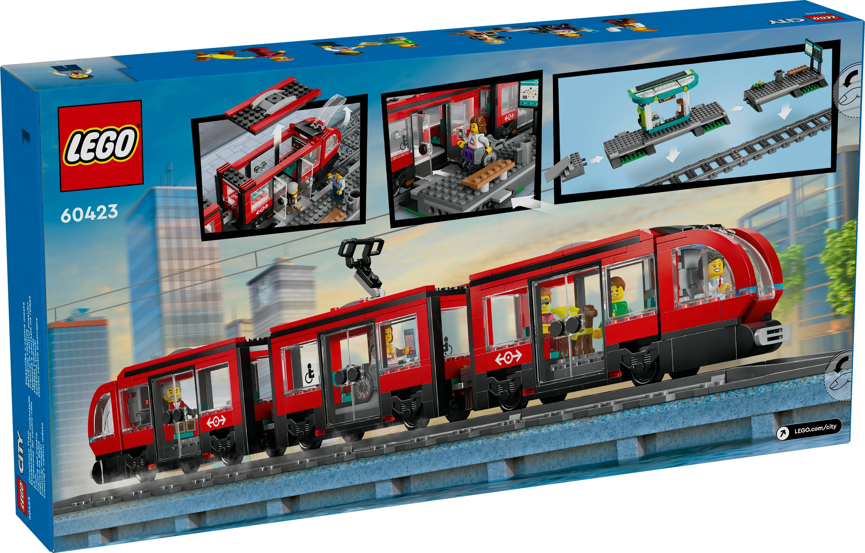 LEGO City Central City Express Tram Stop 60423