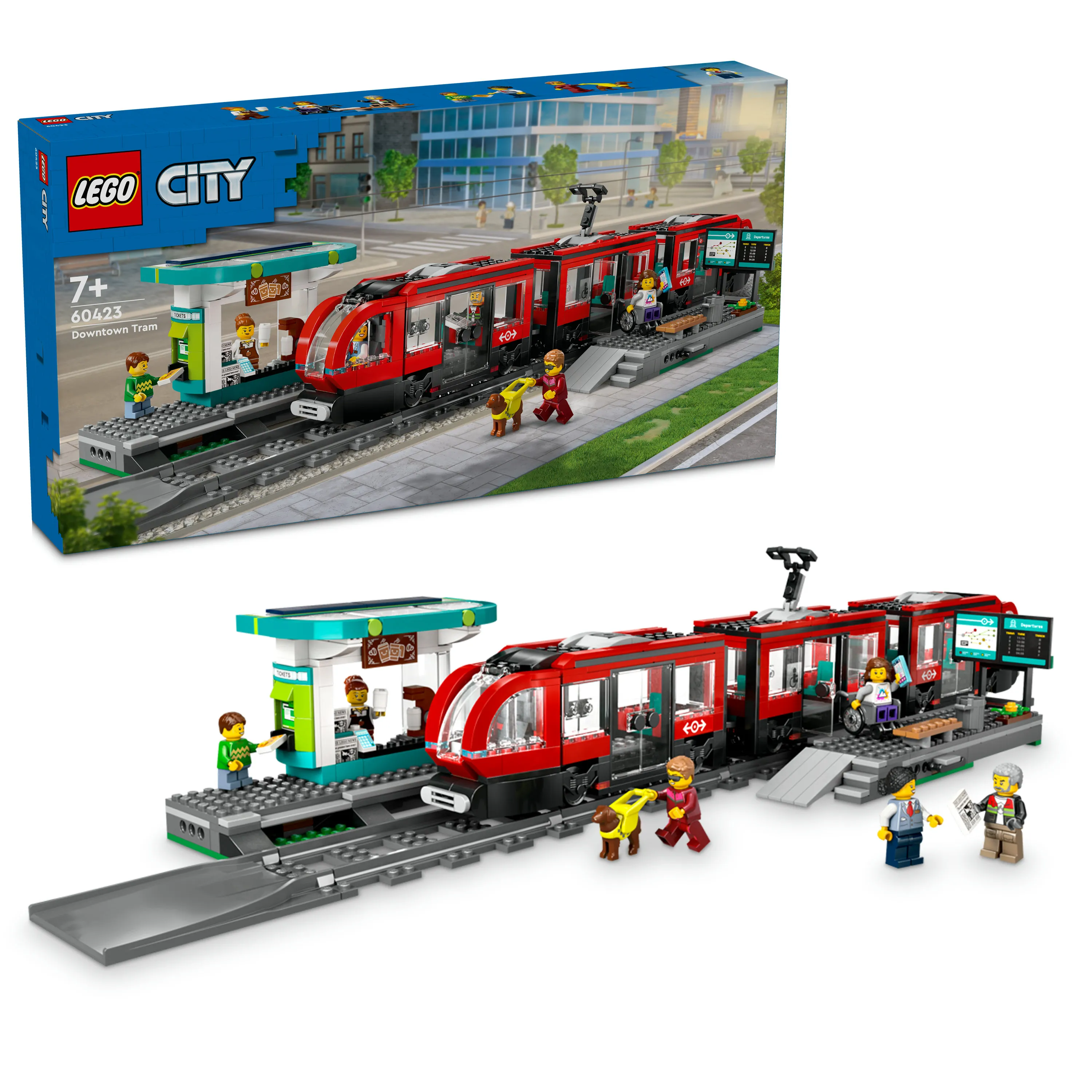 LEGO City Central City Express Tram Stop 60423