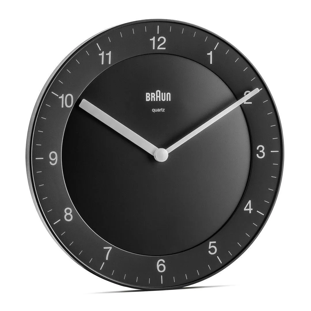 Braun BC 06 B Analog v&auml;ggklocka - Svart