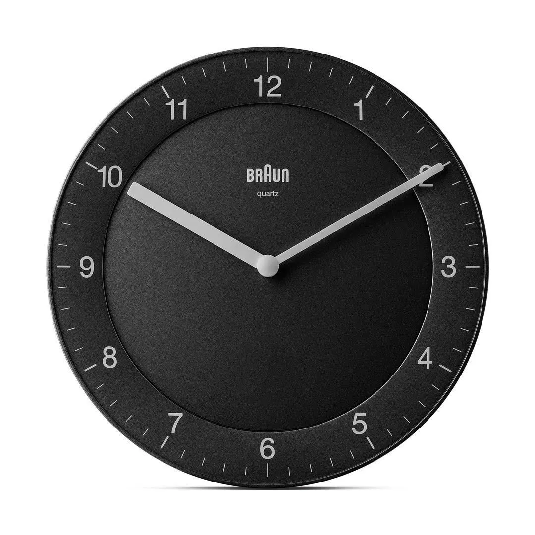 Braun BC 06 B Analog v&auml;ggklocka - Svart