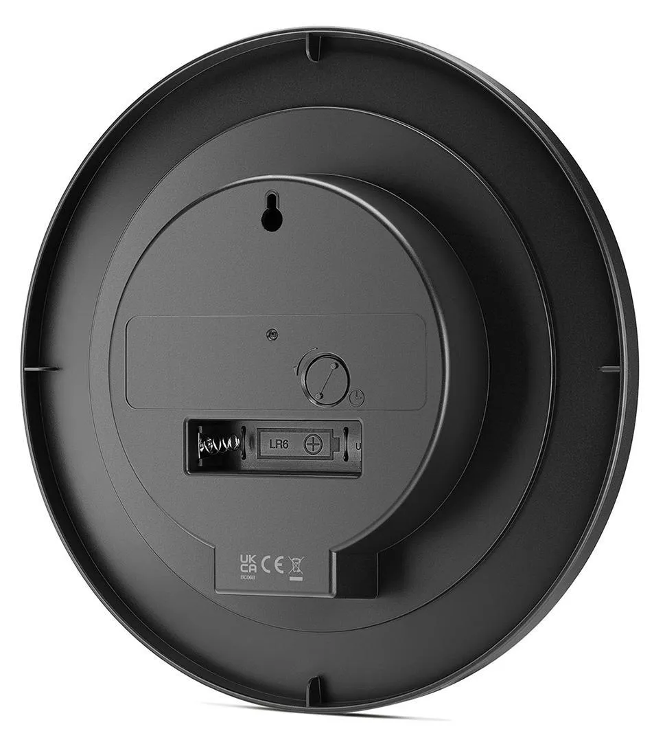 Braun BC 06 B Analog v&auml;ggklocka - Svart
