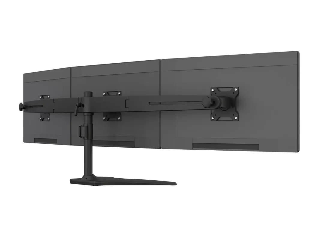 Multibrackets M VESA Desktopmount Triple Stand bordsstativ, f&ouml;r 3 sk&auml;rmar, 15-24", 8 kg, svart