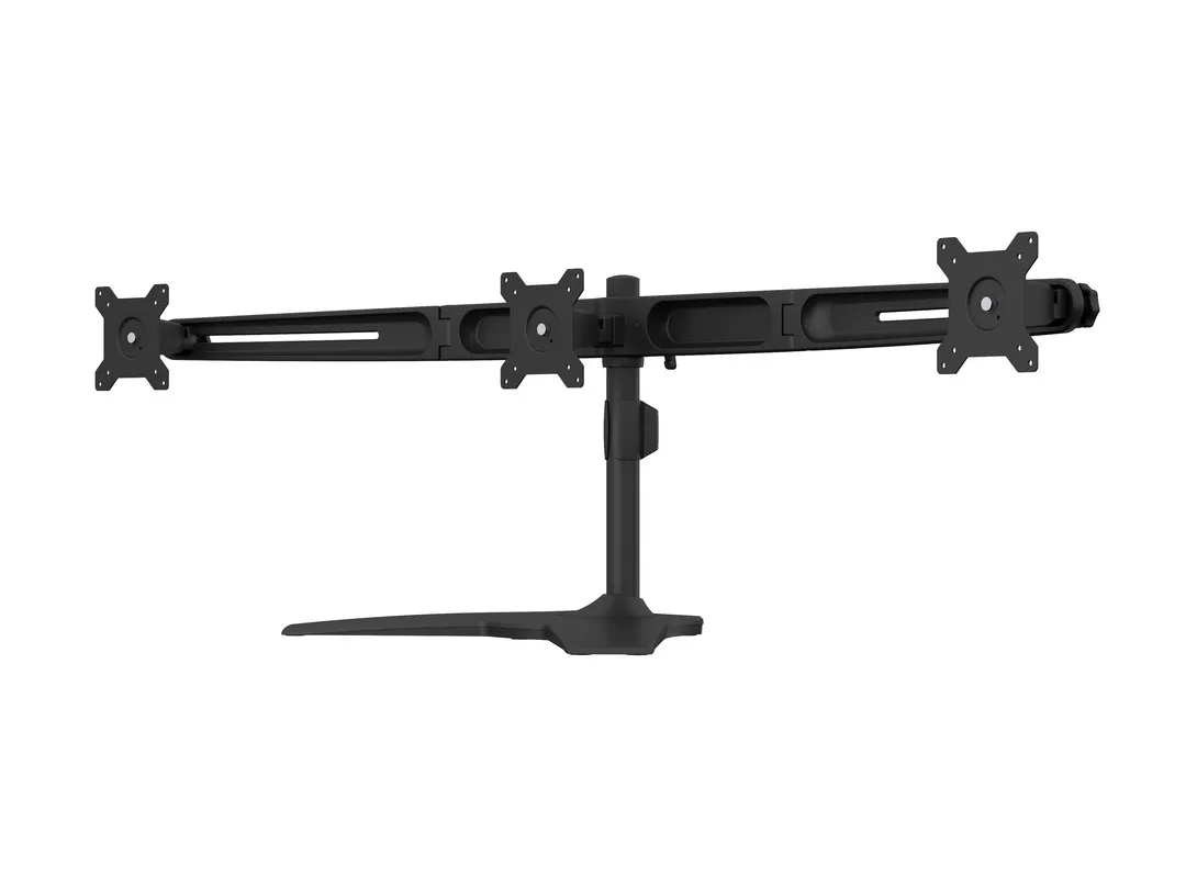 Multibrackets M VESA Desktopmount Triple Stand bordsstativ, f&ouml;r 3 sk&auml;rmar, 15-24", 8 kg, svart