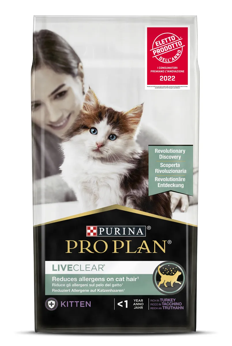 Purina Pro Plan LiveClear Kitten Turkey, Dry food for cats, 1.4kg
