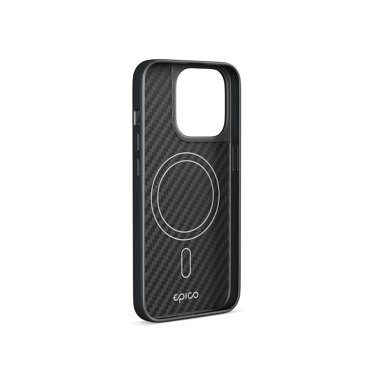 Epico Mag+ Hybrid Carbon, iPhone 15 Plus - Case, Black