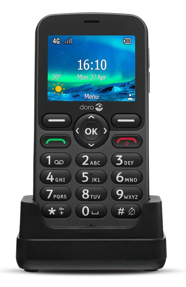 Doro 5861 4G - mobile phone, Graphite