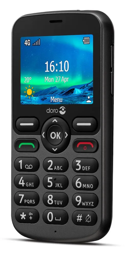 Doro 5861 4G - mobile phone, Graphite
