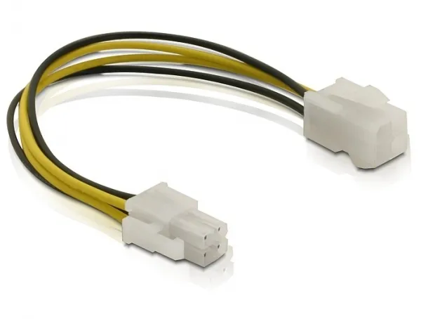 Delock Extension cable P4 4 pin male > P4 4 pin female 15 cm