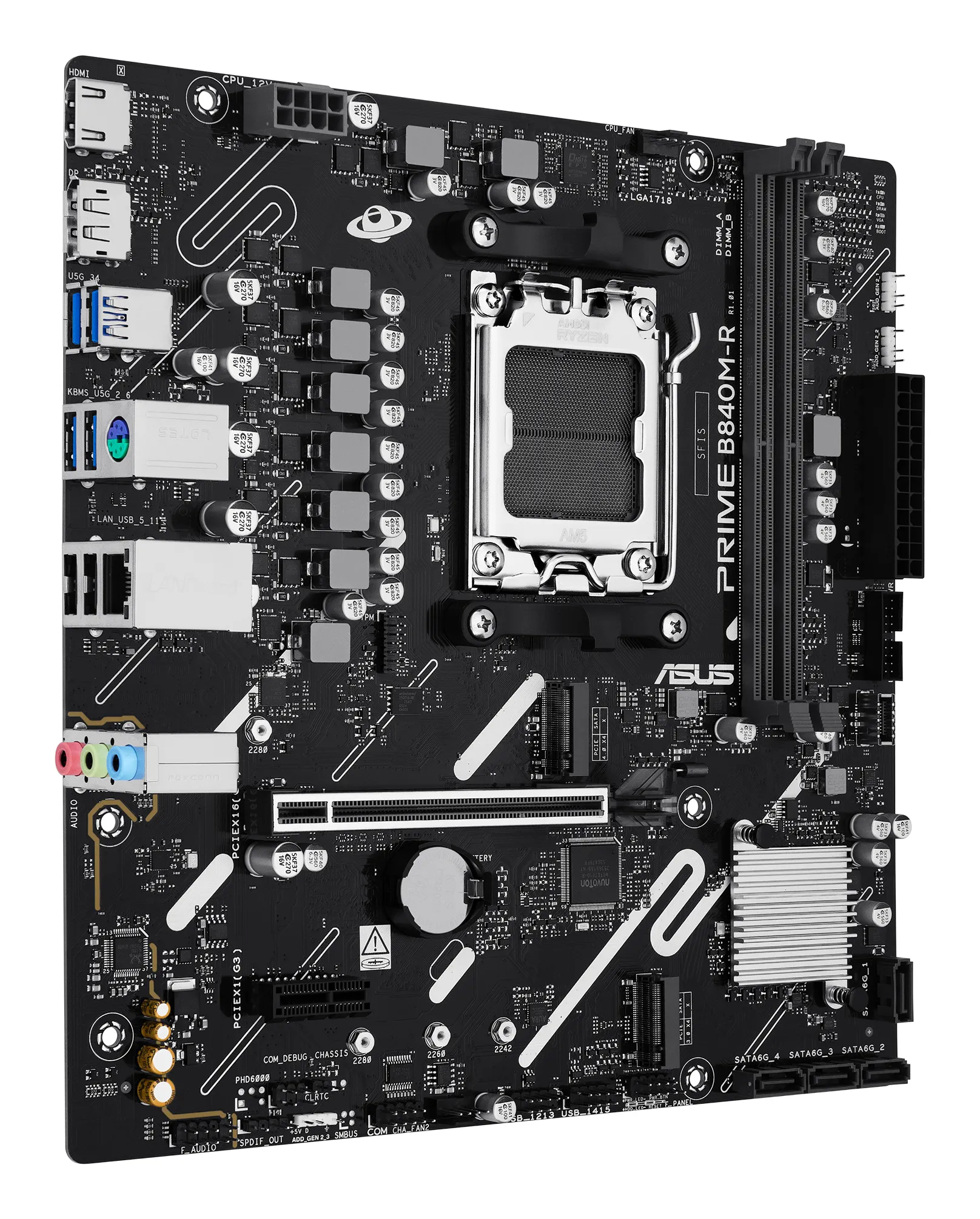 Asus PRIME B840M-R DDR5 AM5 mATX Motherboard