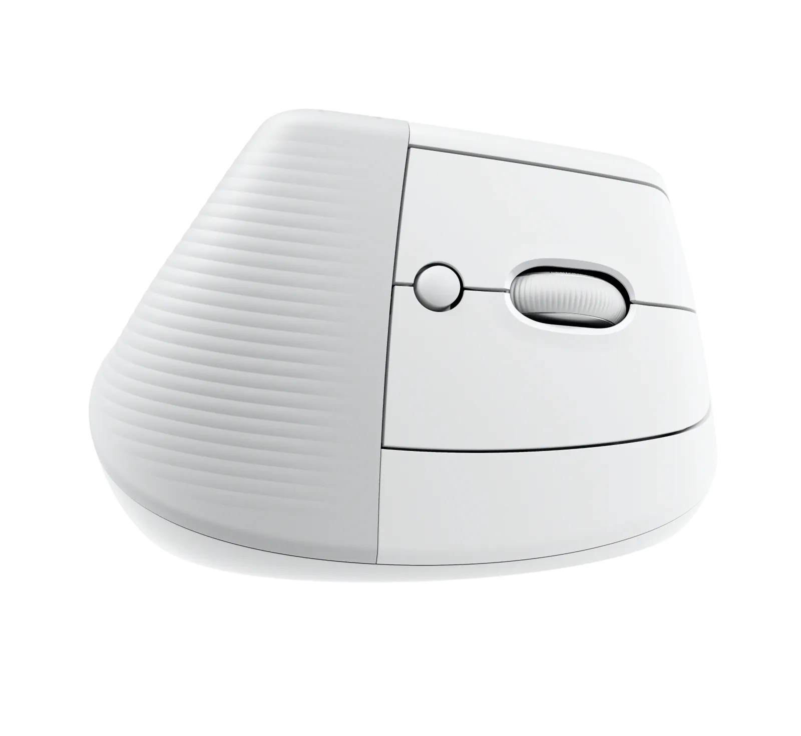 Logitech Lift - wireless vertical mouse, off-white/pale grey