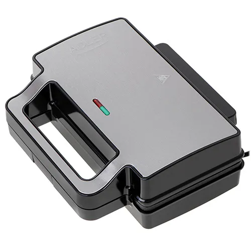 Adler AD 3073 Sandwich Toaster, 1400 W, Black/Silver