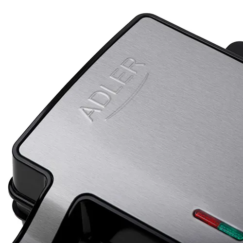 Adler AD 3073 Sandwich Toaster, 1400 W, Black/Silver