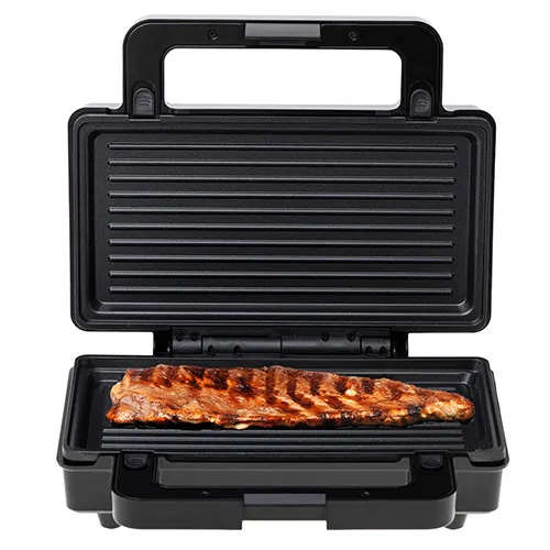 Adler AD 3073 Sandwich Toaster, 1400 W, Black/Silver