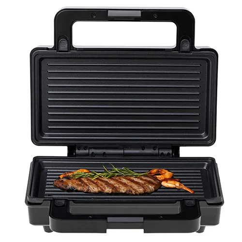 Adler AD 3073 Sandwich Toaster, 1400 W, Black/Silver