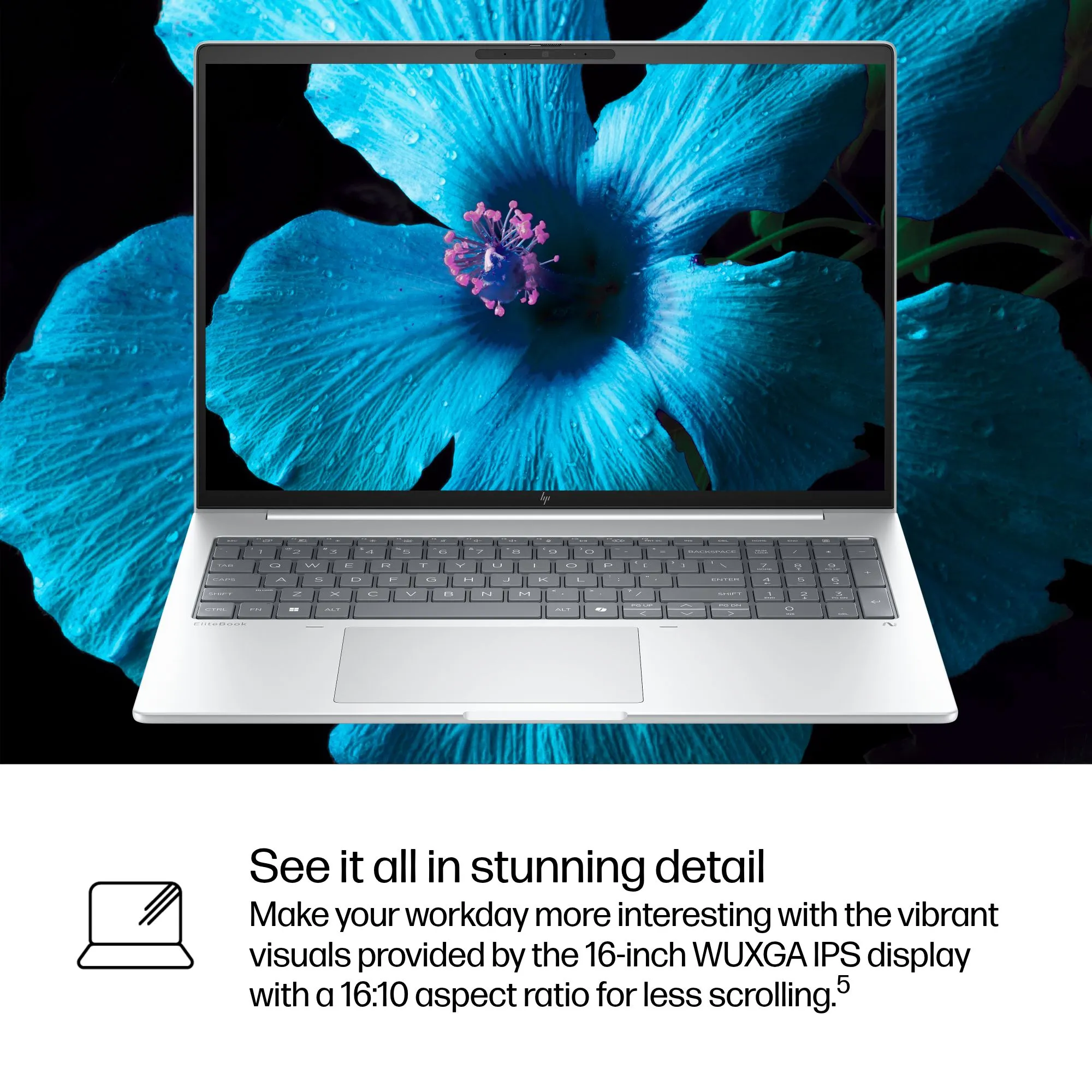 HP EliteBook 8 G1i 16.0" Ultra 5 225U, 16 GB, 512 GB, Arc Graphics, Win 11 Pro - b&auml;rbar dator, silver