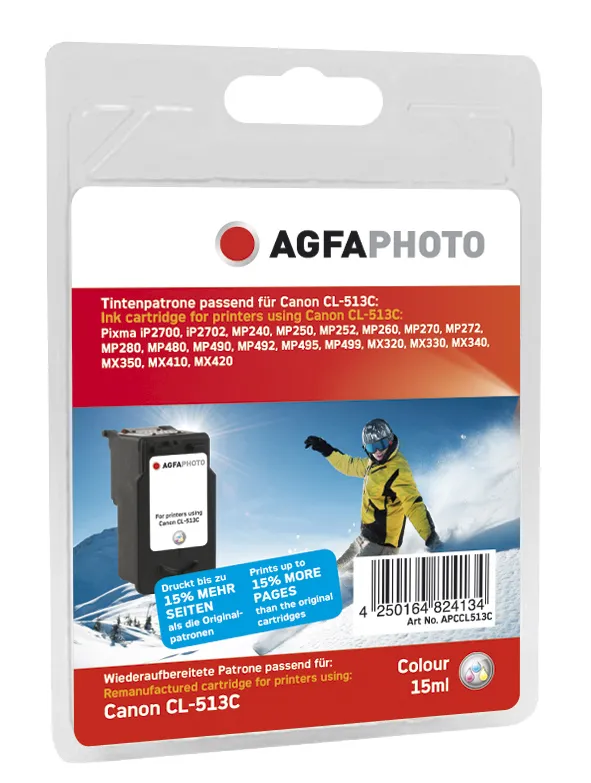 AGFAPHOTO APCCL513C Ink cartridge, Color