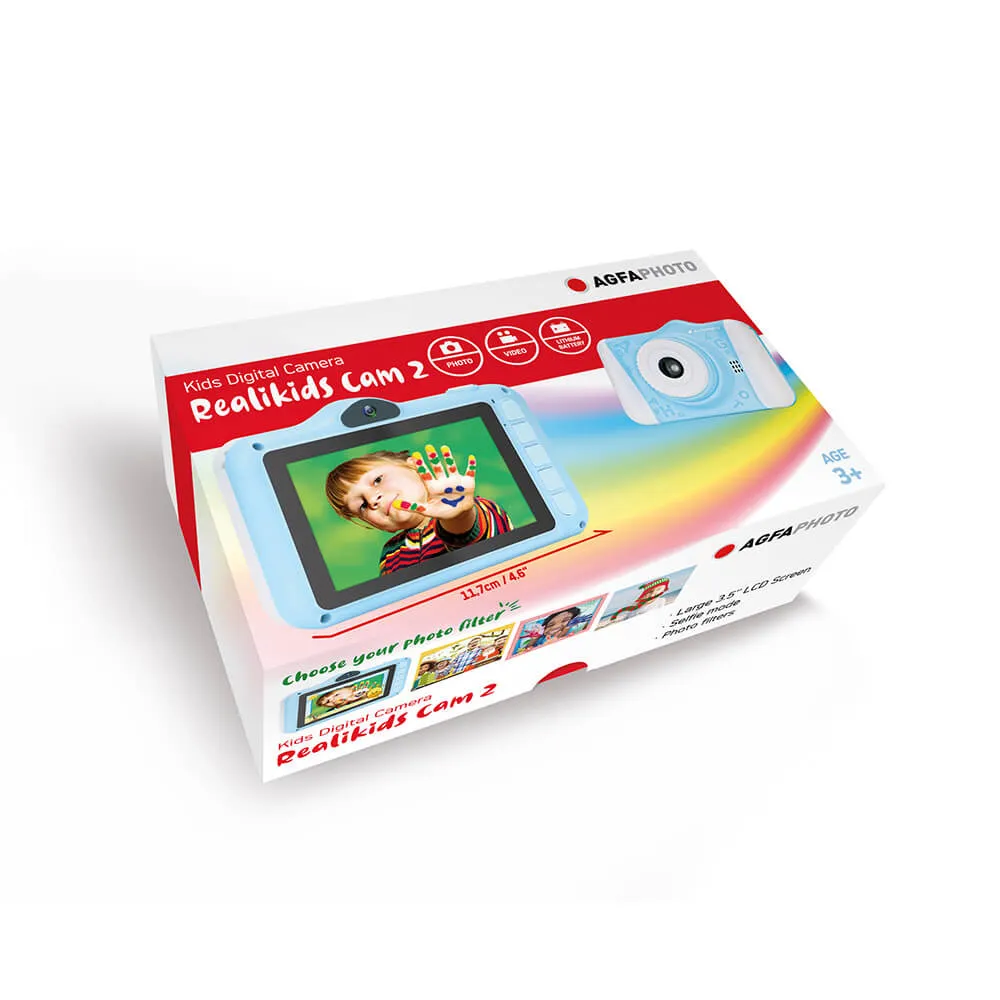AgfaPhoto Realikids 2 - digitaalikamera, sininen