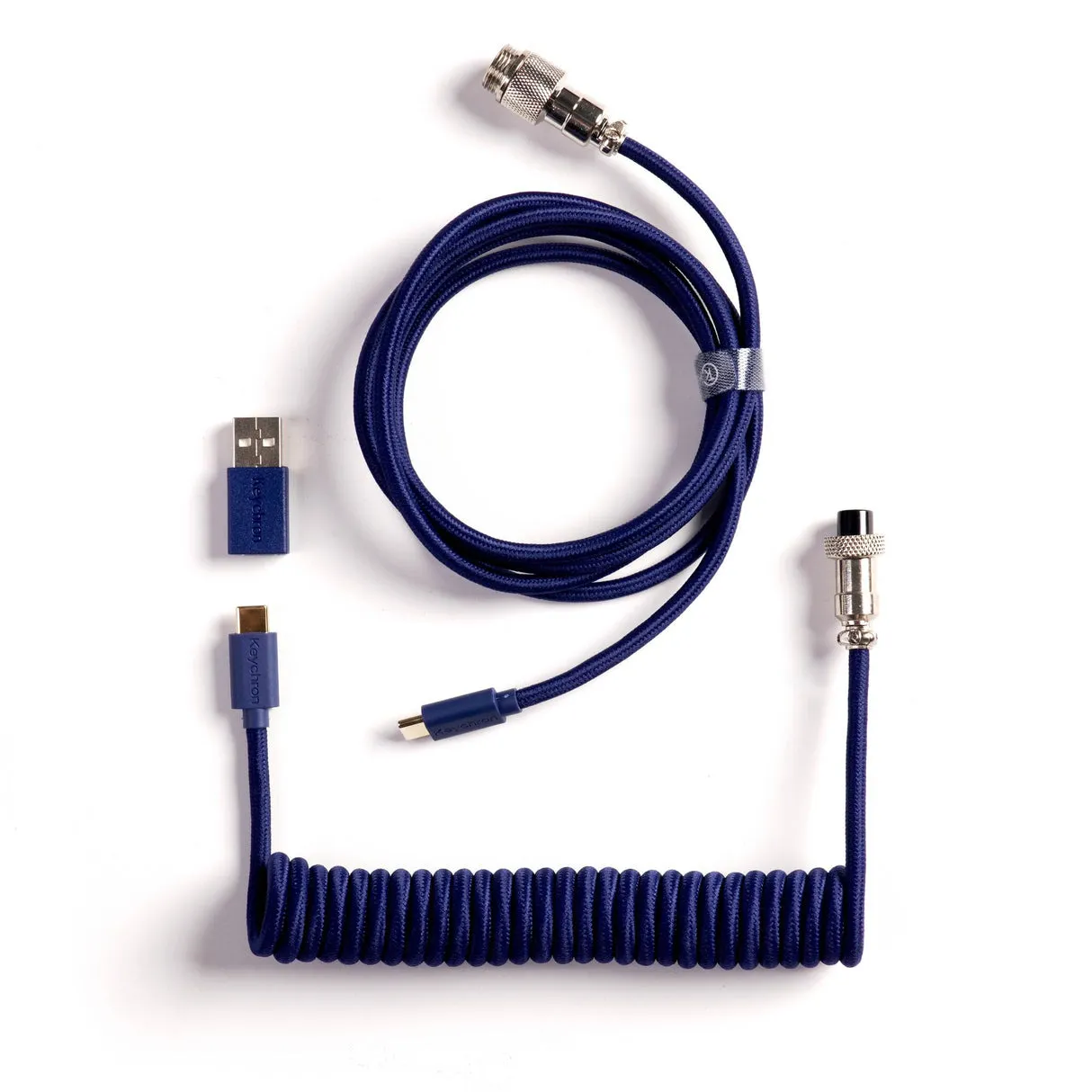 KEYCHRON CAB-51 USB-A &ndash; USB-C -kaapeli, 1,76 m, sininen