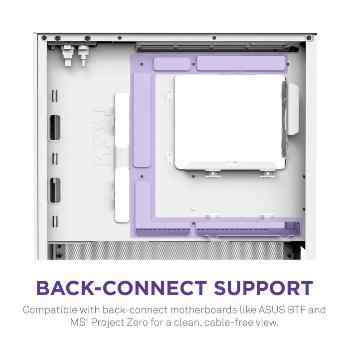 NZXT H3 Flow (2025) mATX - chassi, Vit