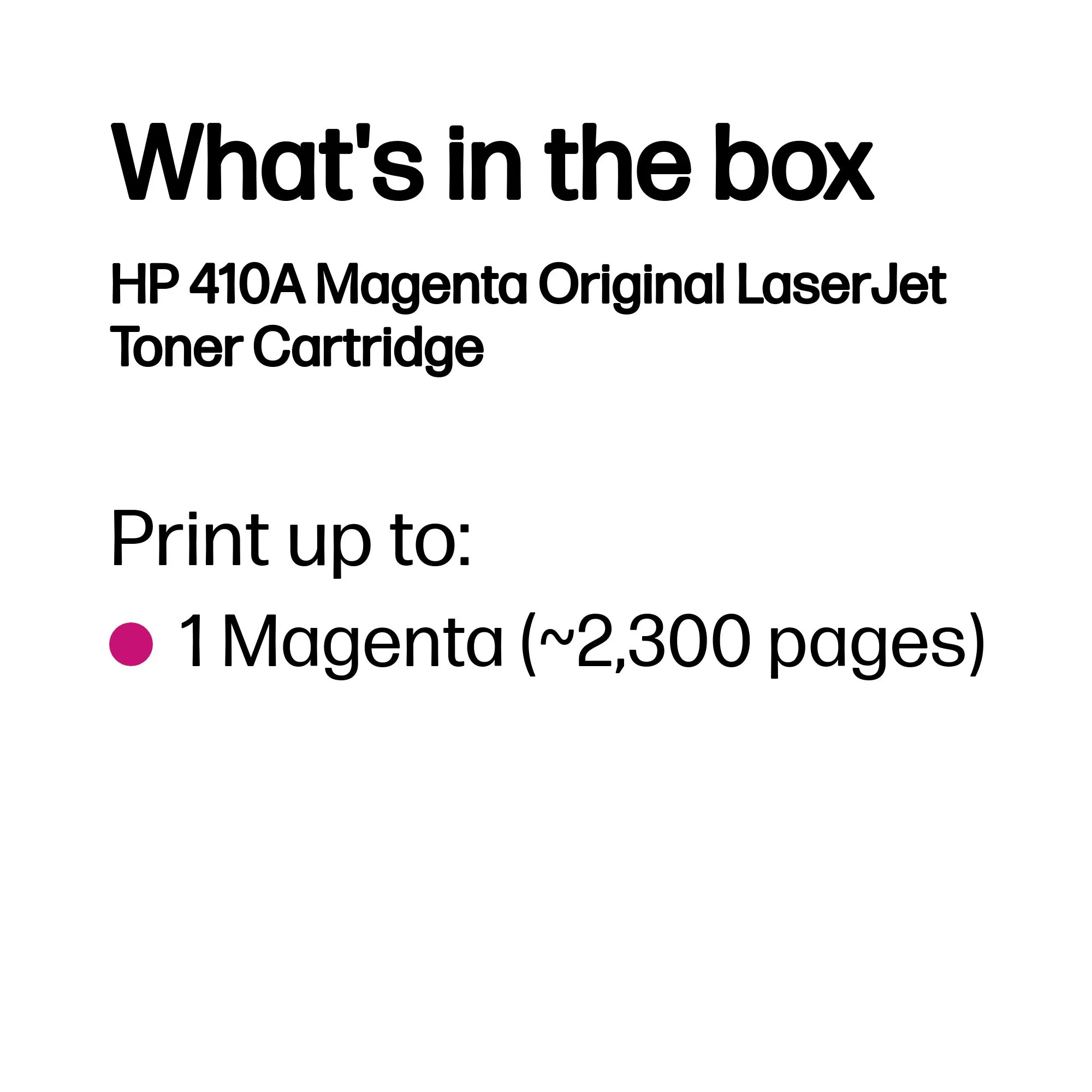 HP 413A toner cartridge, Magenta