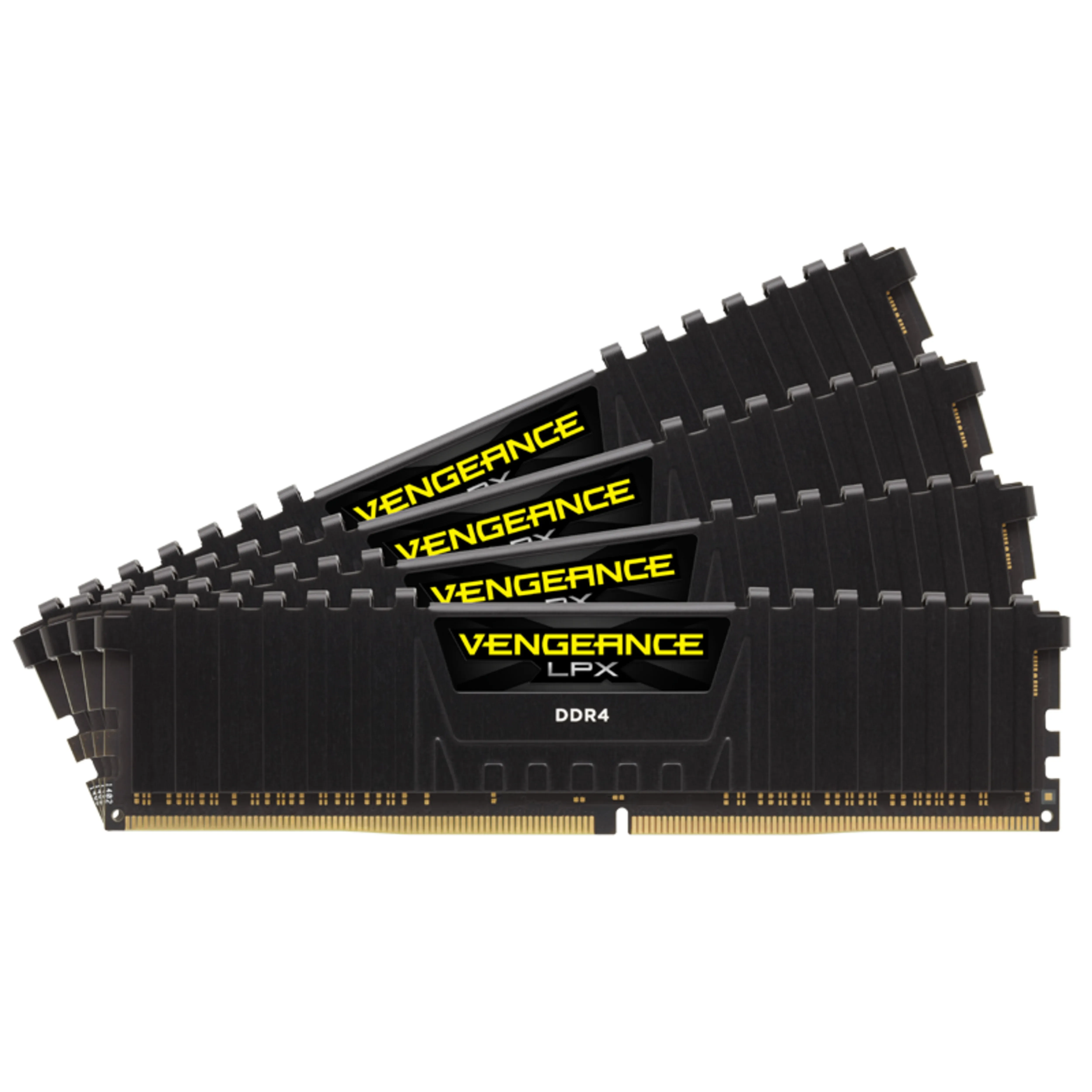Corsair Vengeance LPX 32 GB (4 x 8 GB) DDR4 4000 MHz, CL19 - minne, Svart