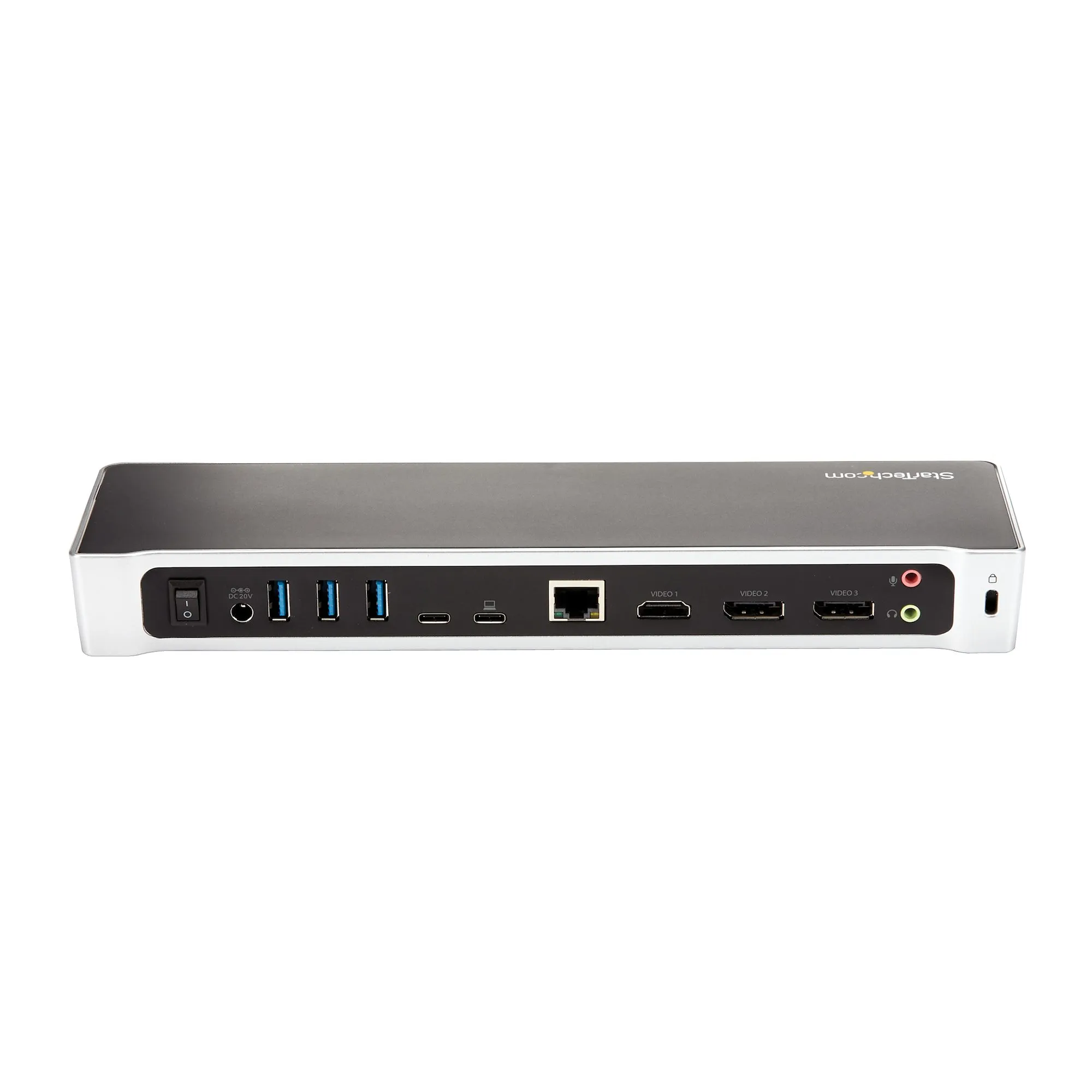 STARTECH TRIPLE-4K MONITOR USB-C DOCKING STATION FOR LAPTOPS - 60W USB POWER DELIVERY