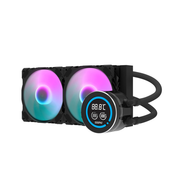 DARKFLASH DN-D240 BLACK 240 mm Liquid Crystal Display All-in-One Liquid Cooler