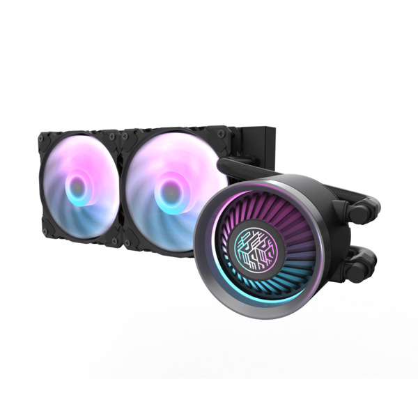 DARKFLASH DN-D240 BLACK 240 mm Liquid Crystal Display All-in-One Liquid Cooler