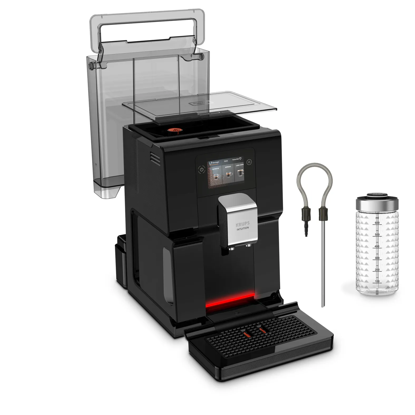 Krups Intuition Preference EA873810 Fully Automatic Espresso Machine, Black