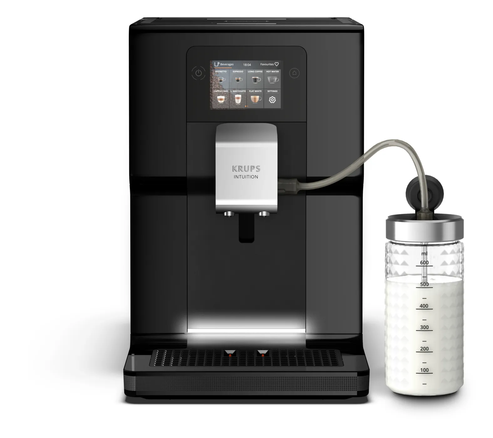 Krups Intuition Preference EA873810 Fully Automatic Espresso Machine, Black