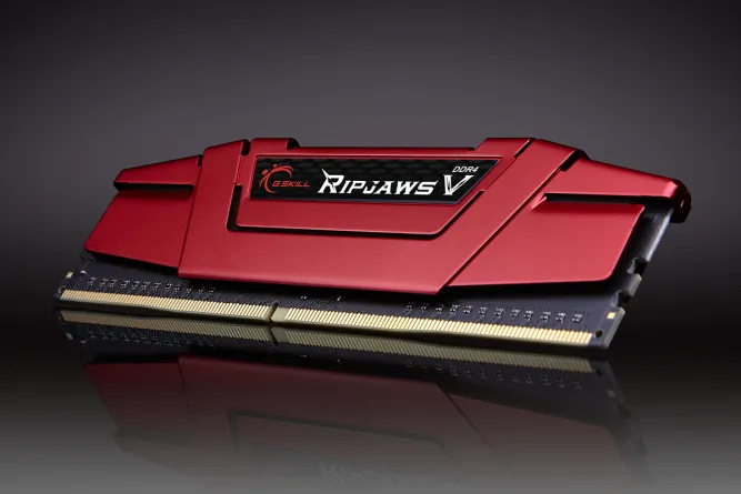 G.Skill Ripjaws V 16GB (2 x 8GB) DDR4 3600 MHz, CL19 - memory, Red