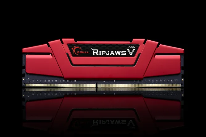 G.Skill Ripjaws V 16GB (2 x 8GB) DDR4 3600 MHz, CL19 - memory, Red