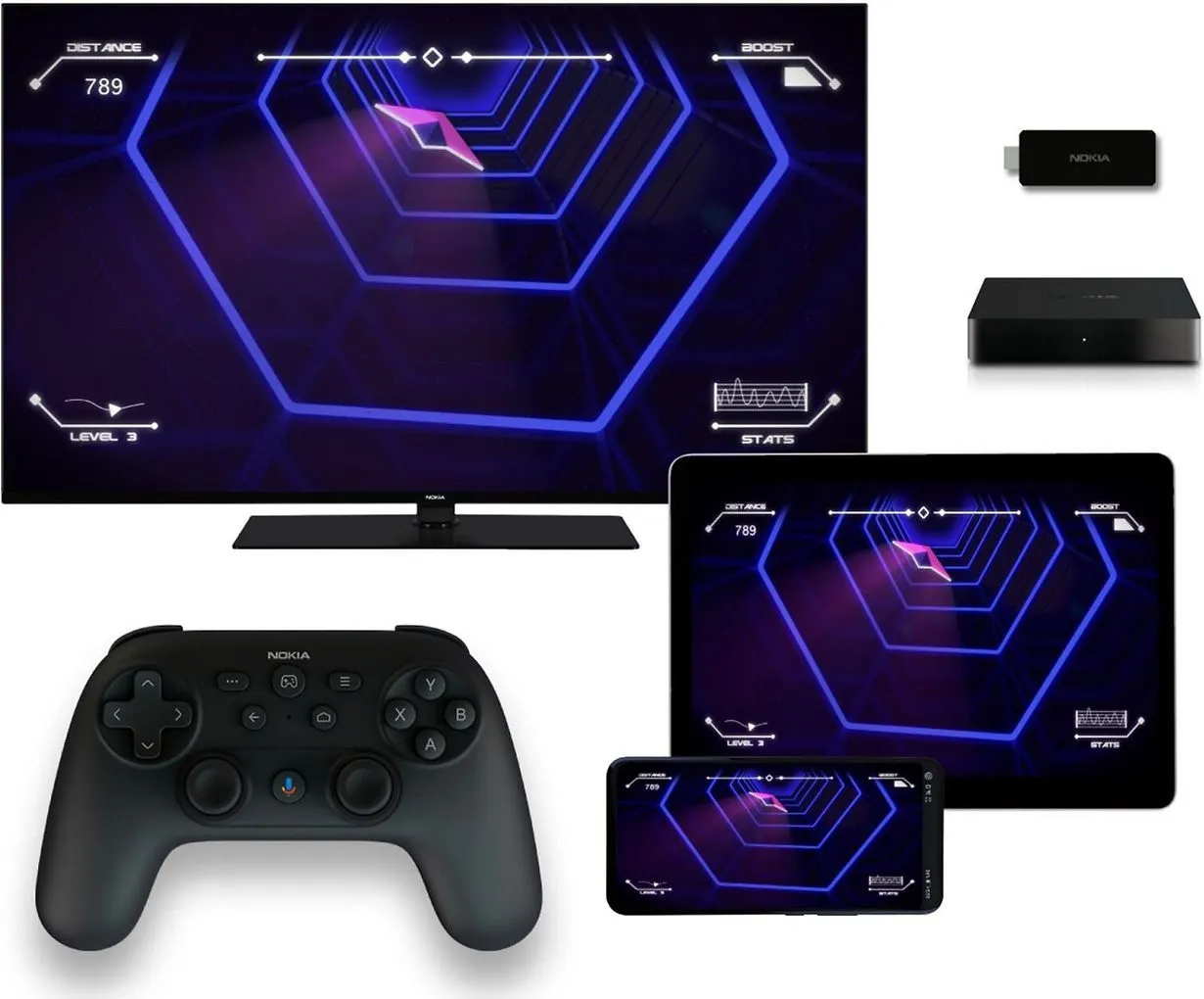 Nokia - game controller, black