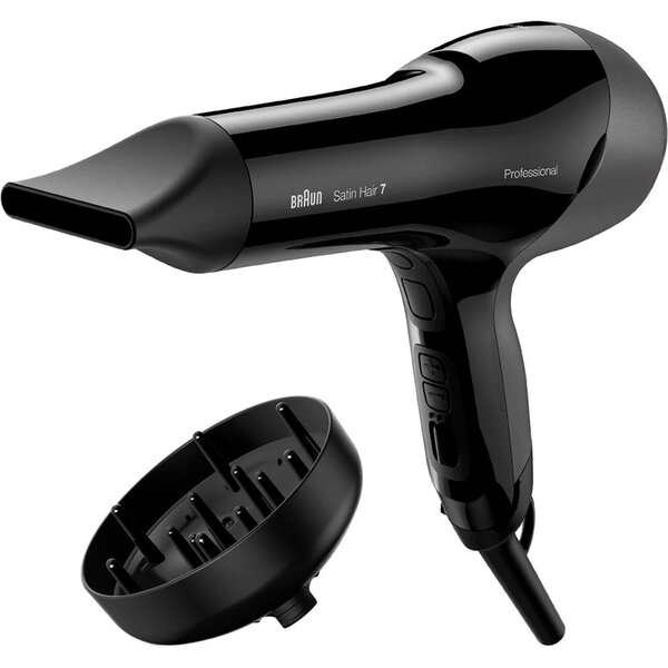 Braun HD785 SensoDryer Satin Hair 7 -hiustenkuivaaja, Musta