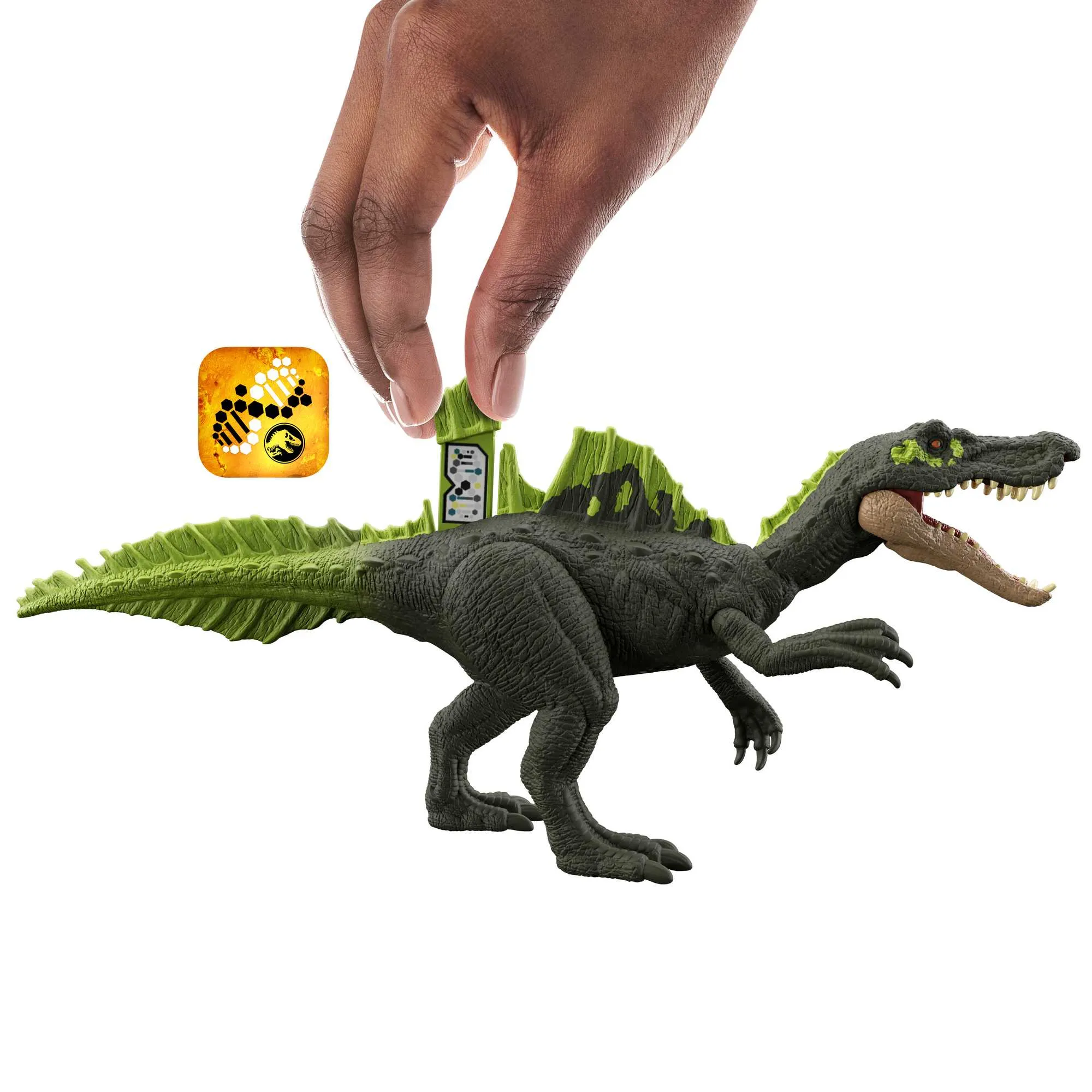 Mattel Jurassic World Roar Strikers Ichthyovenator Mini-Play Figure