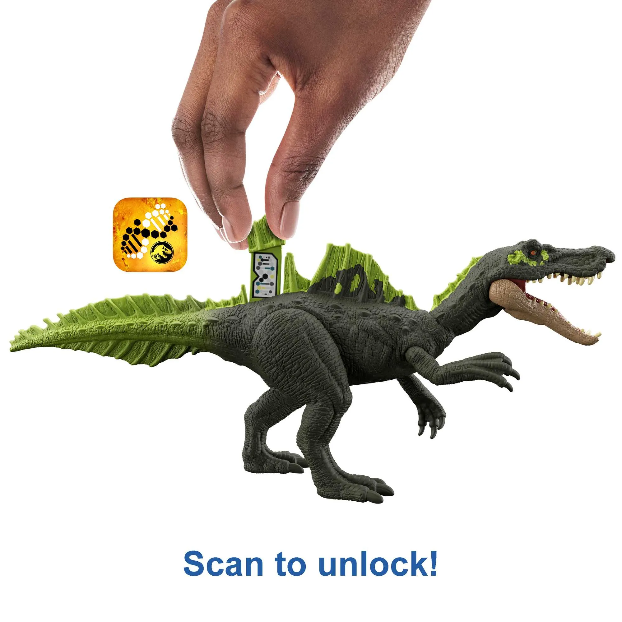 Mattel Jurassic World Roar Strikers Ichthyovenator Mini-Play Figure