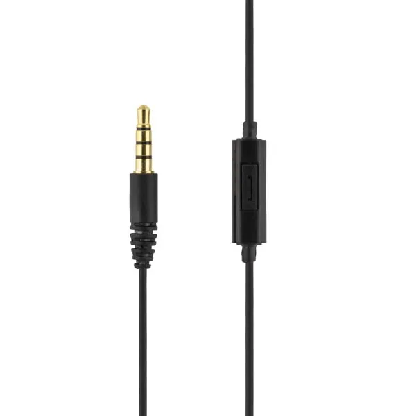 STREETZ urheilukuulokkeet mic &amp; vastausnappi, 3,5mm, korvasanka, musta
