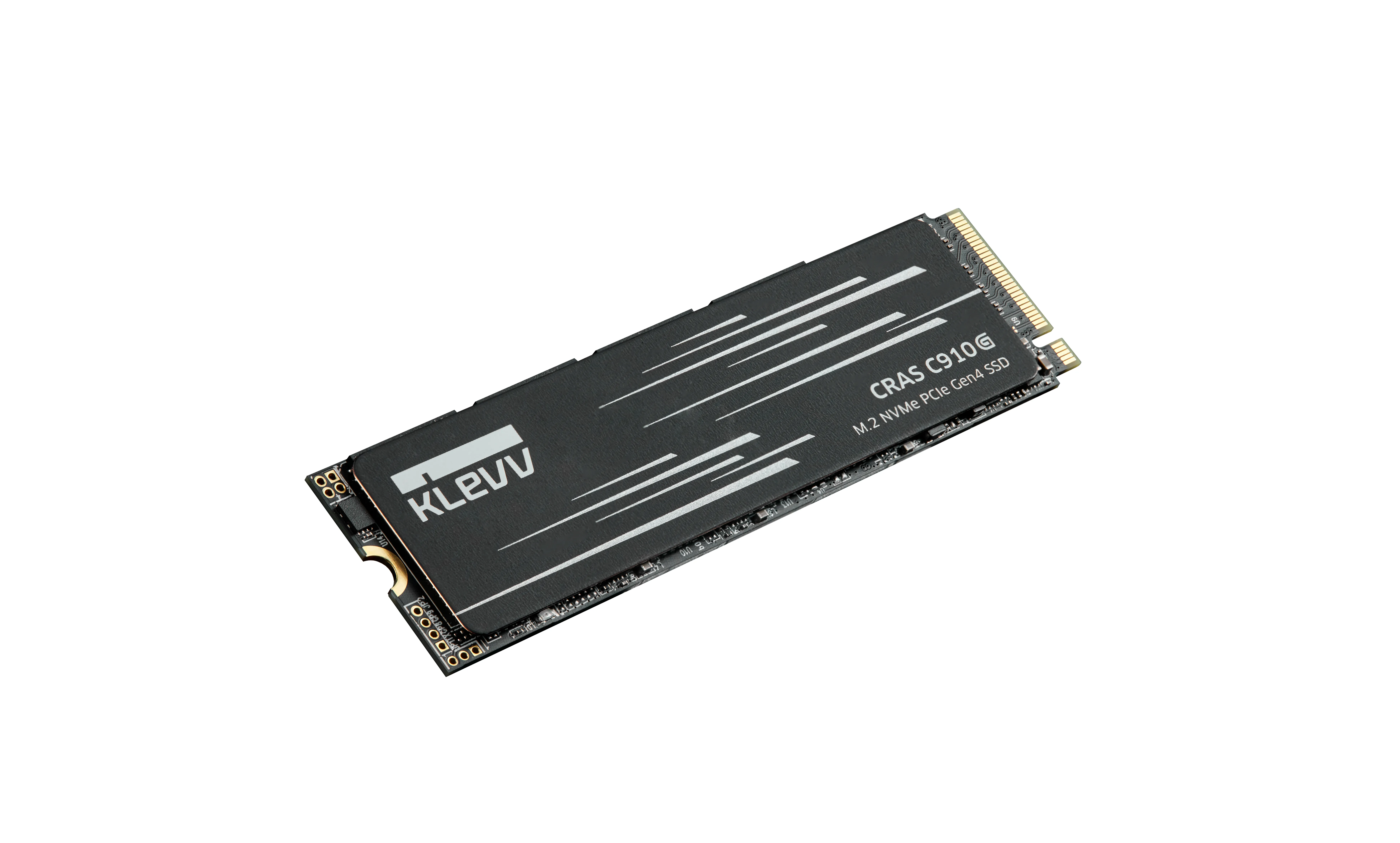 KLEVV CRAS C910G 1TB M.2 2280 NVMe PCI Express 4.0 x4 SSD med kylfl&auml;ns