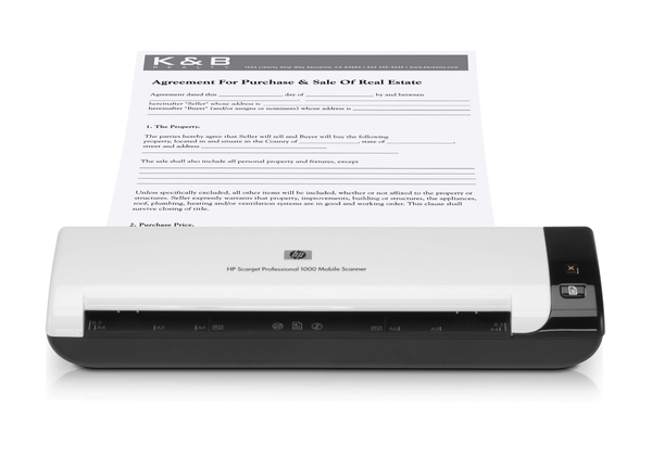 HP Scanjet Professional 1000 Mobile Sheetfeed Scanner