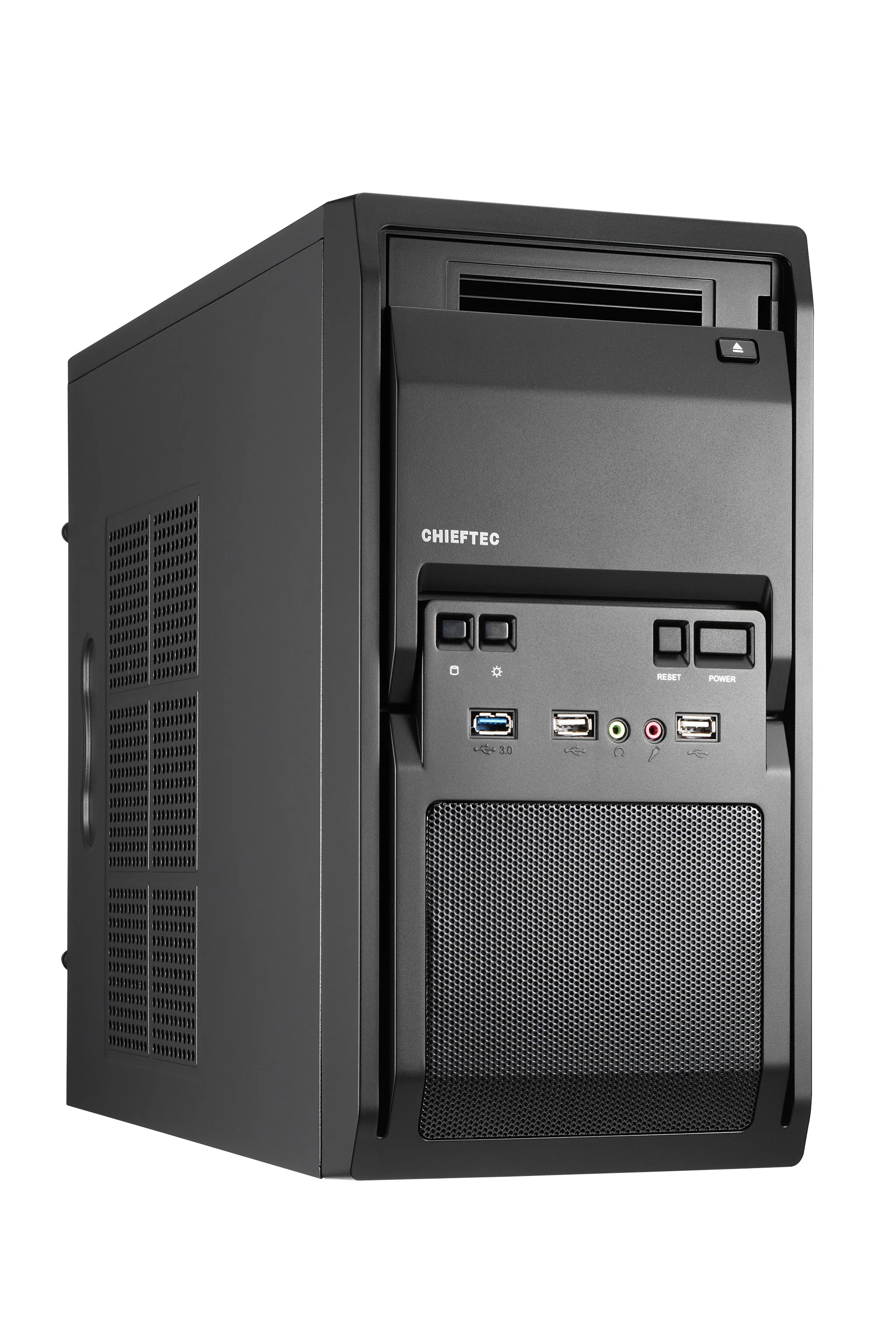 Chieftec LT-01B-350GPB - Mini Tower case, Black