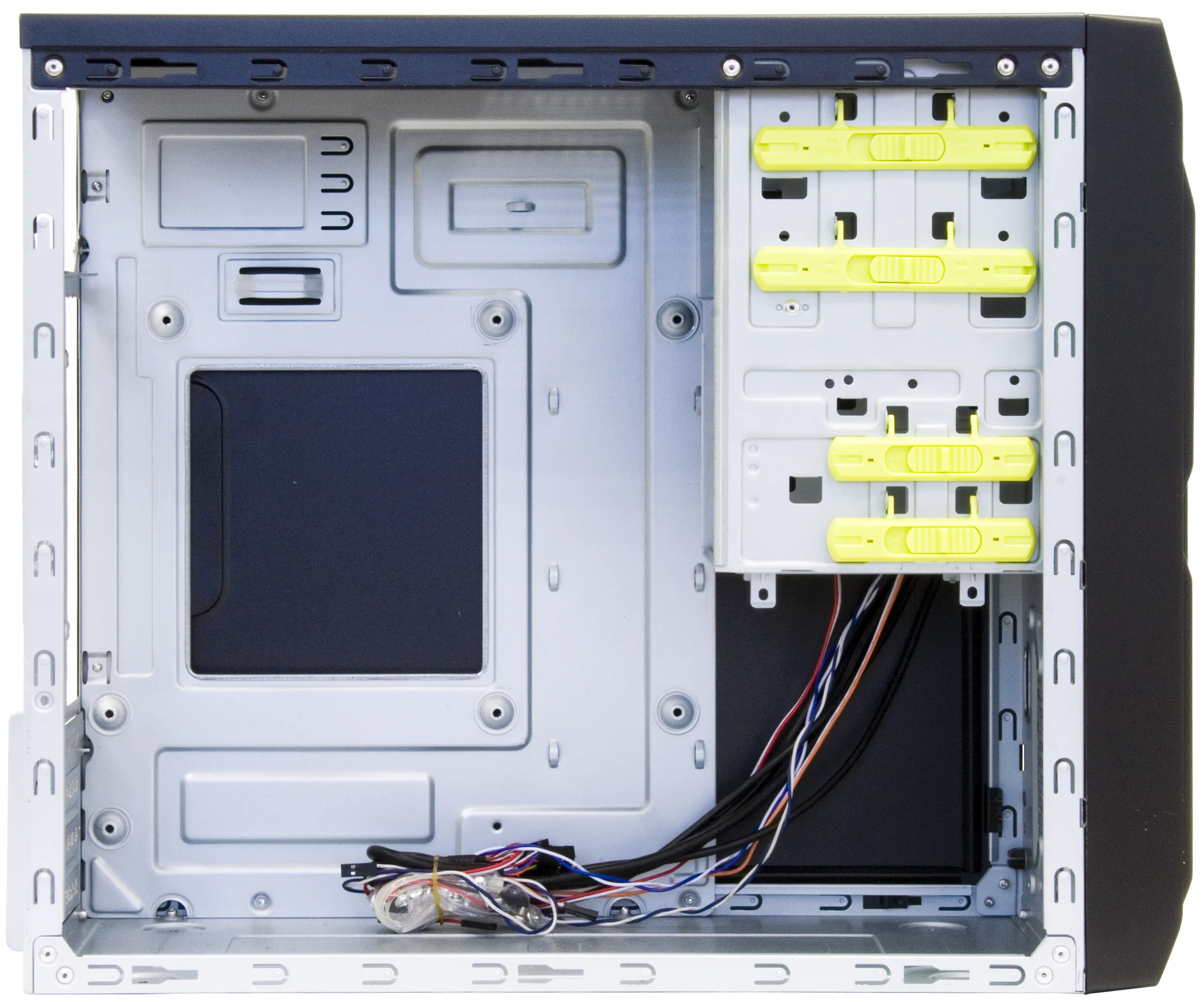 Chieftec LT-01B-350GPB - Mini Tower case, Black