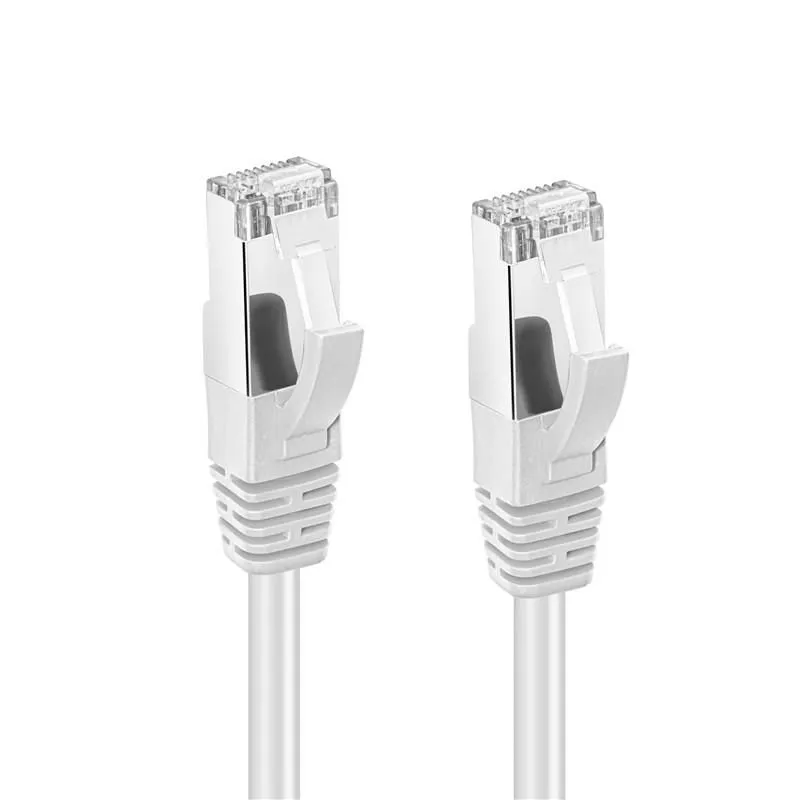 MicroConnect Cat6a S/FTP RJ45 0.5m Network Cable, White