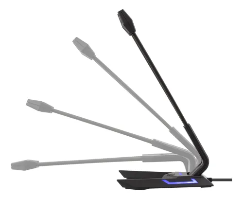 Deltaco MF-104 USB - mikrofon, svart