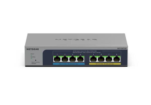 NETGEAR MS110TX-100EUS - 8-portars Multigigabit Smart switch