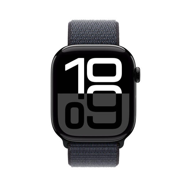 APPLE Watch Series 10 GPS 46mm Jet Black Aluminium Case with Ink Sport Loop