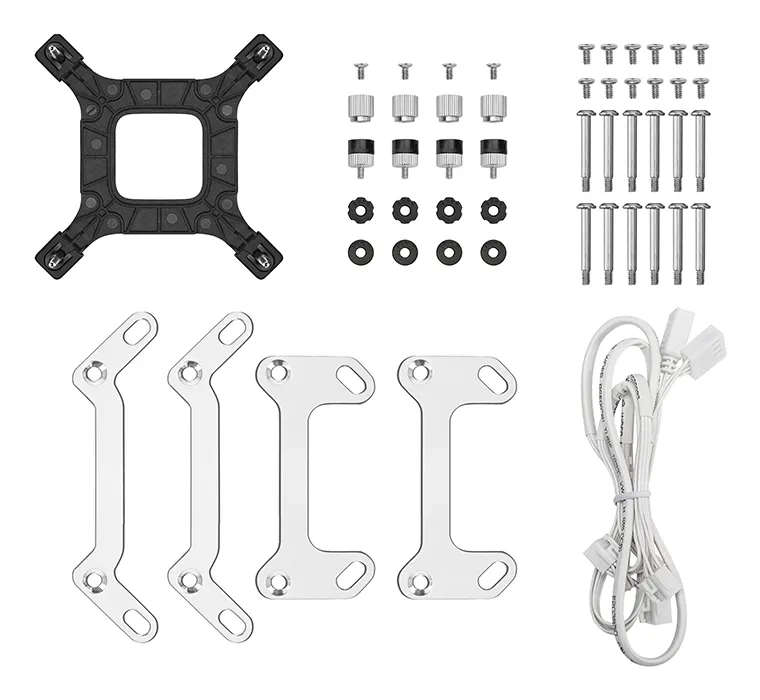 DeepCool LM360 360mm ARGB -nestej&auml;&auml;hdytin, valkoinen