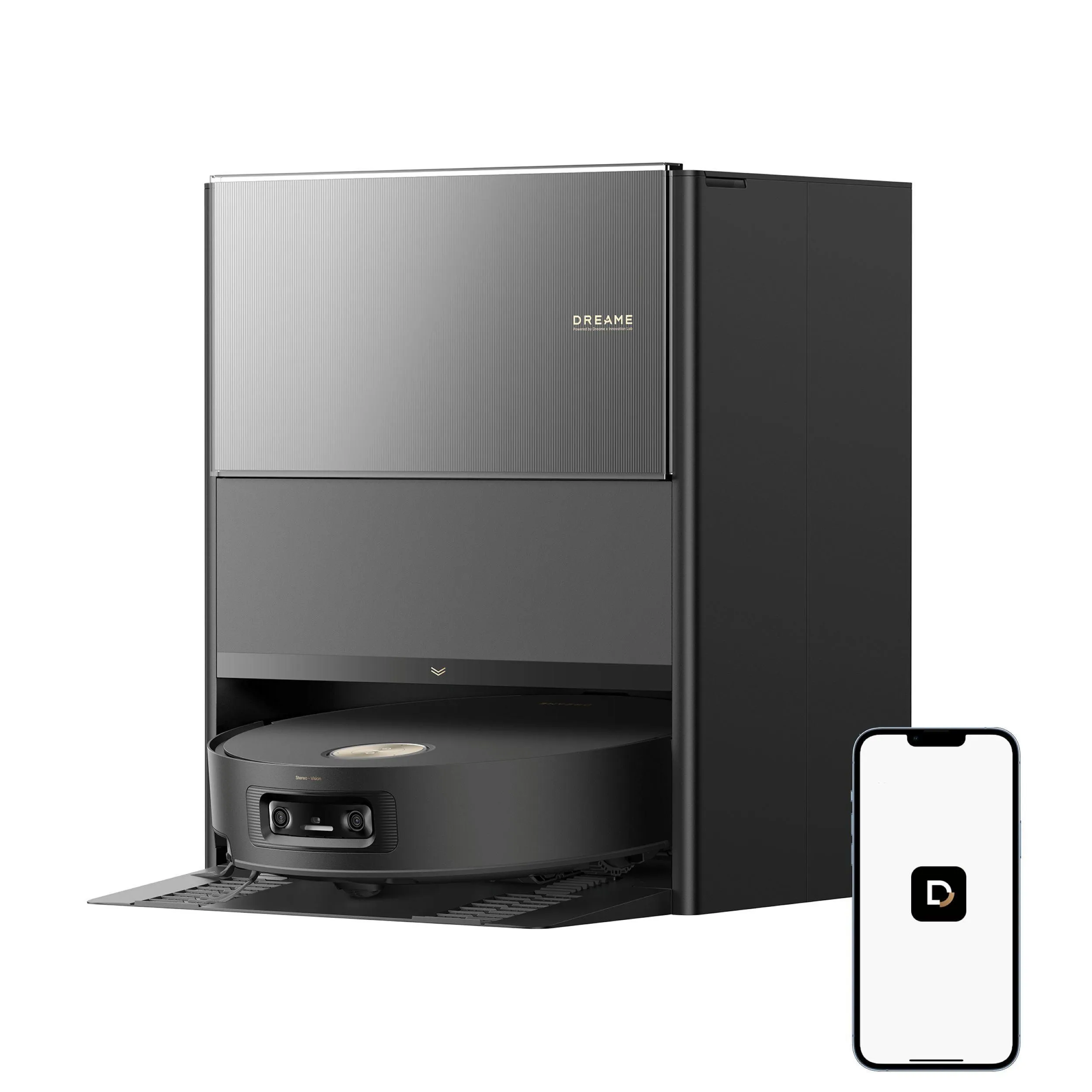 Dreame Aqua10 Ultra Roller - robotdammsugare, svart