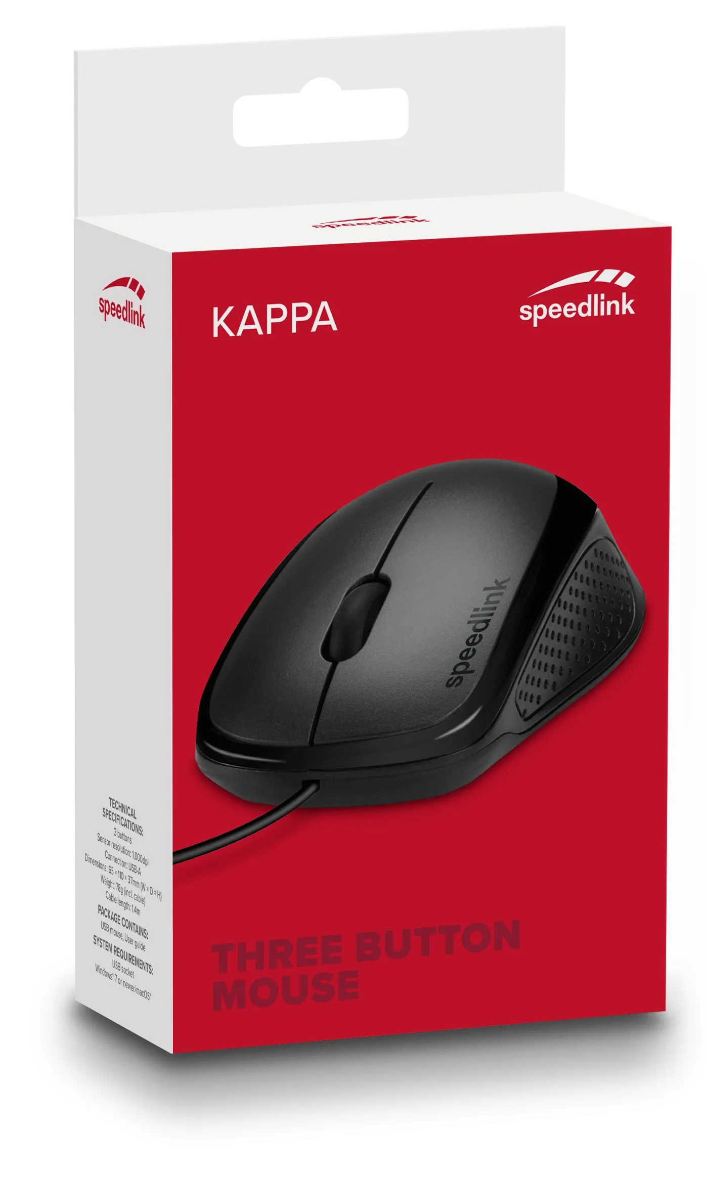 Speedlink Kappa -hiiri, Musta