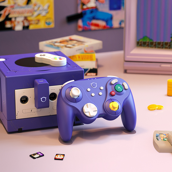 NYXI Warrior Switch 1 &amp; 2 Controller -langaton peliohjain, purppura