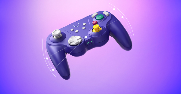 NYXI Warrior Switch 1 & 2 Controller - wireless gaming controller, Purple